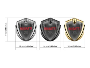Bugatti Metall Emblem Abzeichen Max Design Solide